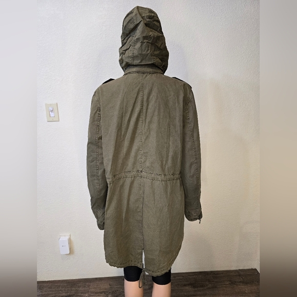 Levi Strauss & Co Women's Army Green Utility Jacket Size XL - Picture 5 of 11